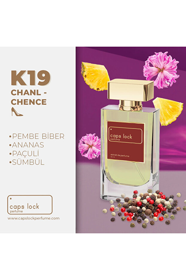 K19 - CAPS LOCK Perfume 55 ml.