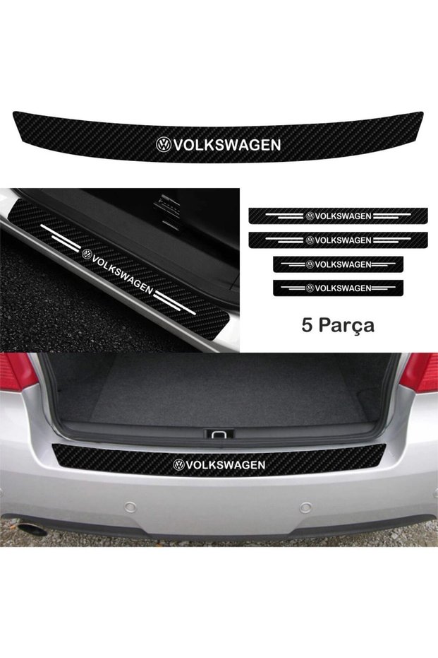 Volkswagen Jetta Trunk and Door Sill Carbon Sticker (Set)