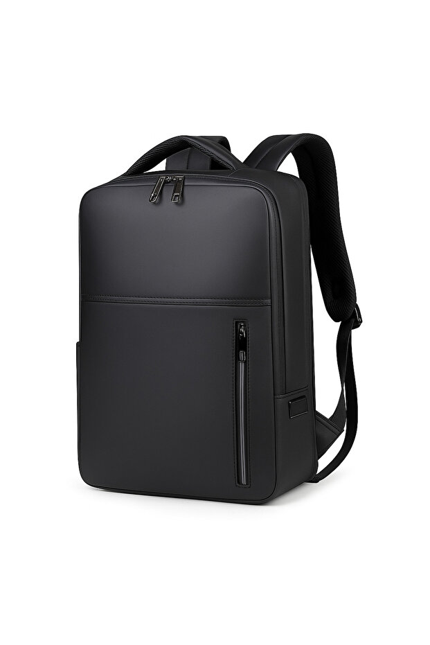 Black Laptop Bag & Backpack | Water-Resistant | USB Port | Padded Laptop Compartment