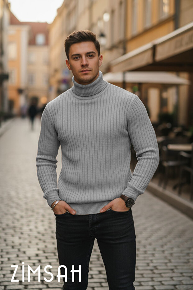 Men's Slim Fit Knitwear Sweater