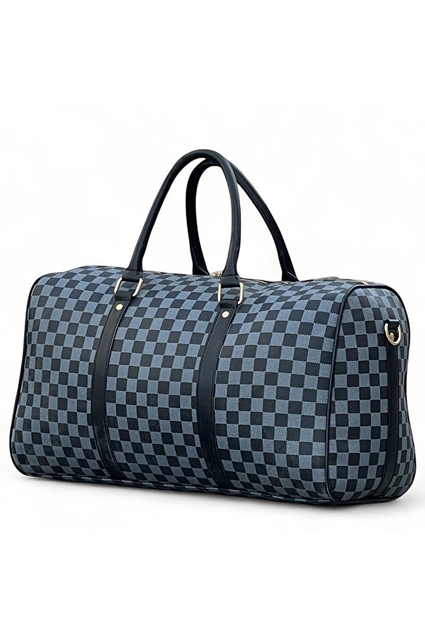 Premium Pu Leather Duffel Bag[5-7kg] Spacious And Stylish Travel Tote Durable Carry-on Baggage
