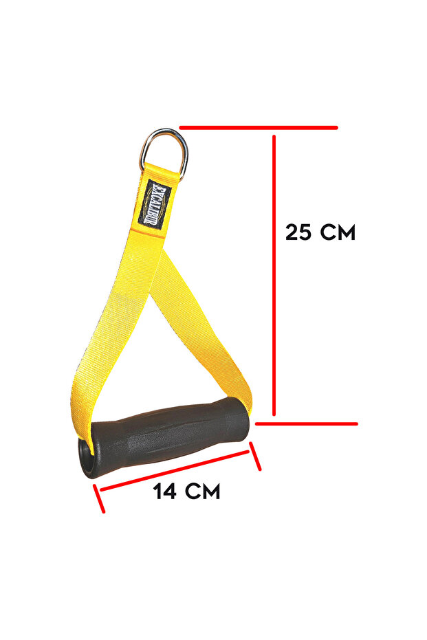 Fitness Elcik Çekiş Aparatı Elciği - Sarı Tek - 2