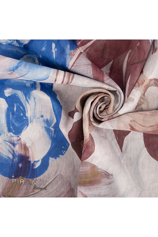 Eșarfă cu model natural - 2