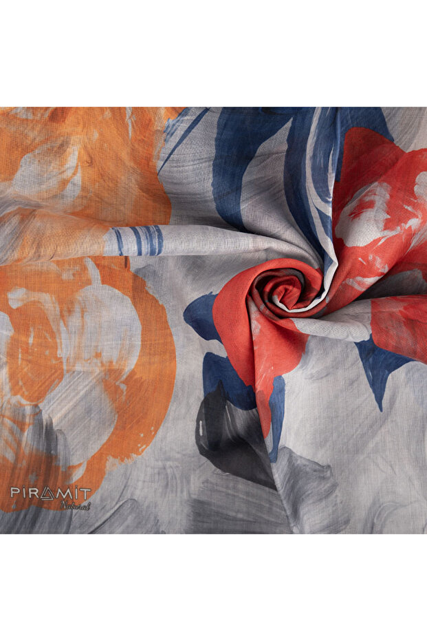 Eșarfă cu model natural - 2