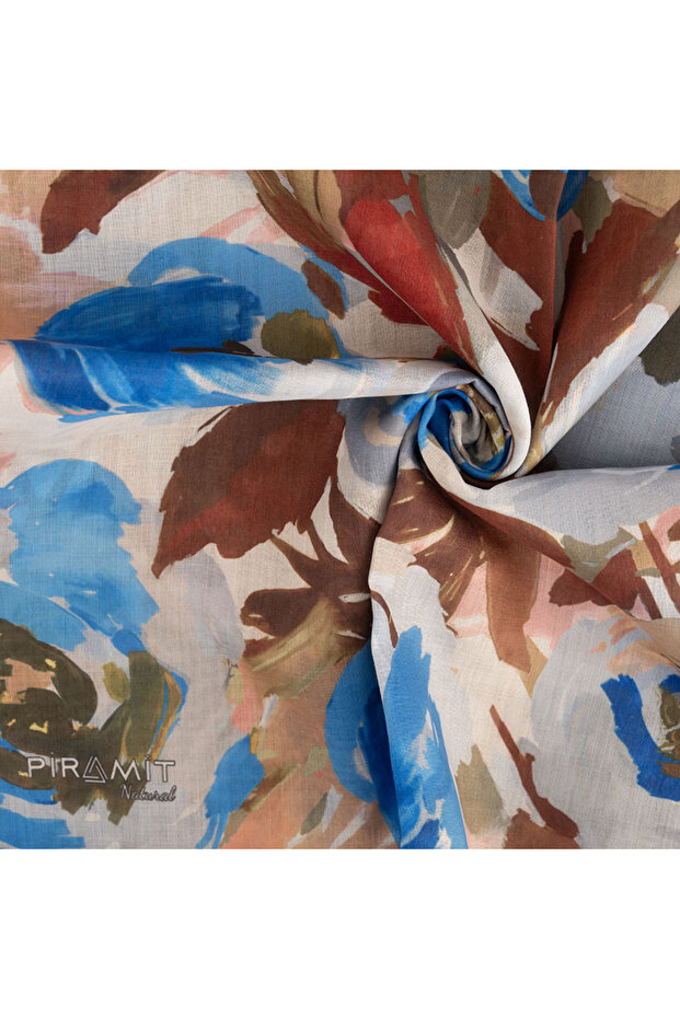 Eșarfă cu model natural - 2