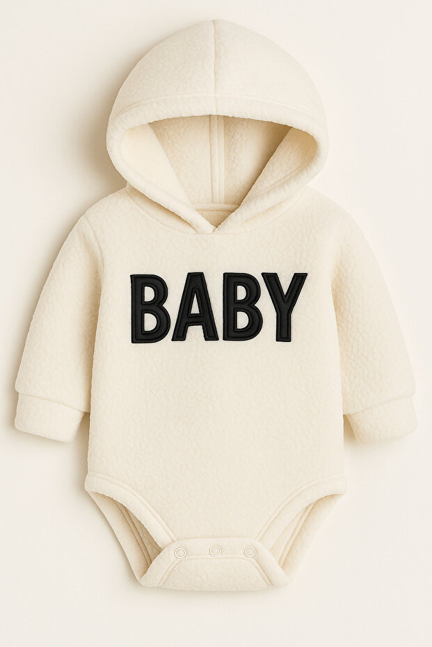 Welsoft Baby Hooded Fleece Body - Ecru
