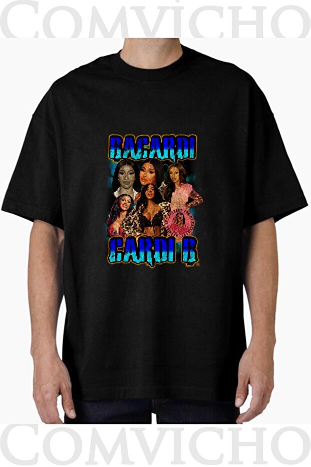 Unisex Card B V1 Design Printed Oversize T-Shirt