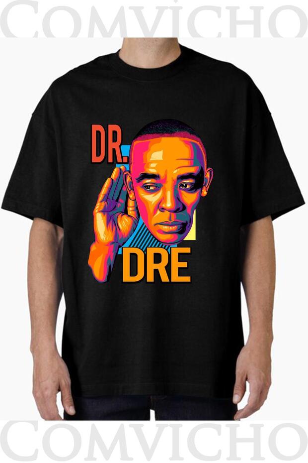 تي شيرت مطبوع بتصميم Dr.dre v2 للجنسين