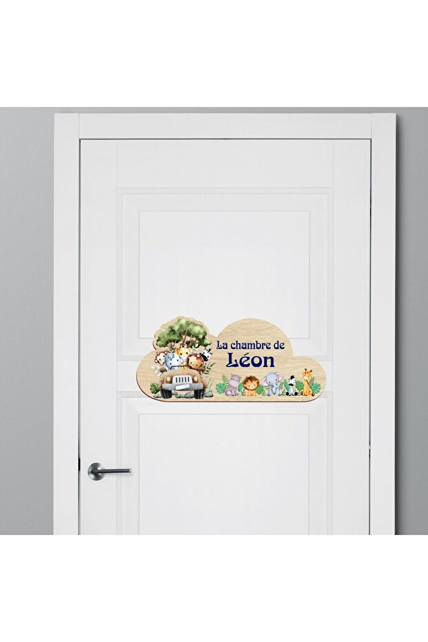 Ahşap Bebek Kapı Ve Duvar Süsü - 1