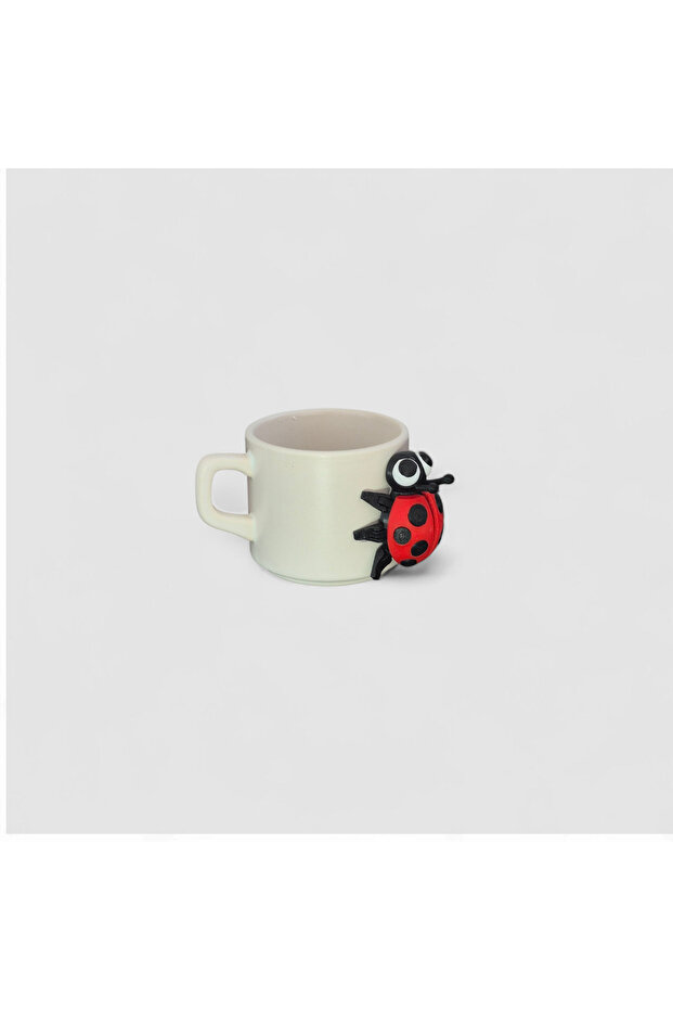 sevimli kupa bardak 3D uğur böceği figürlü bardak el yapımı kupa bardak hediyelik kupa bardak - 1