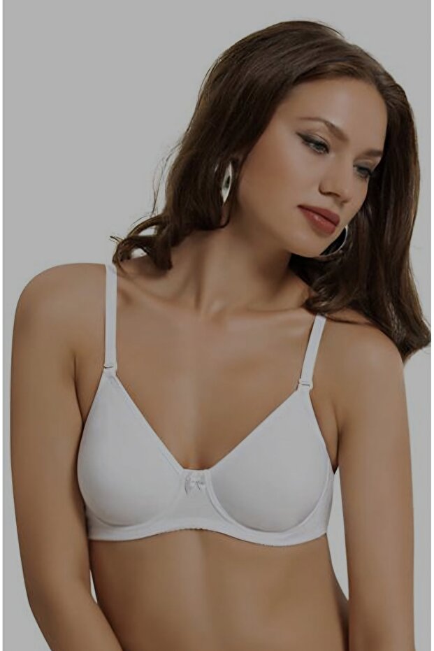 Women's Gathering Micro Bra 3533- White