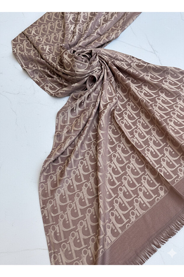 Desenli Pamuklu Şal - 3