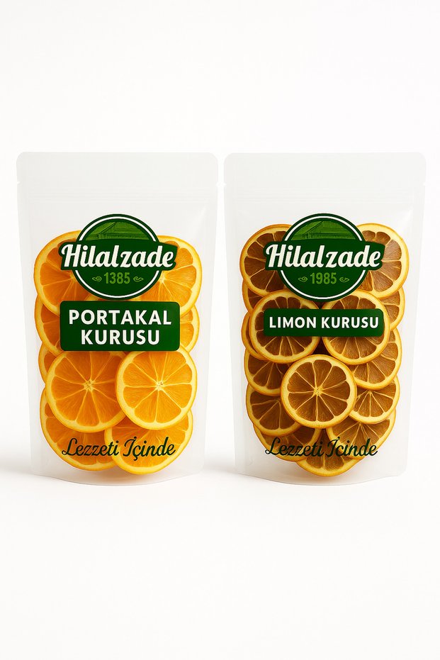 Portakal Ve Limon Kurusu 2Li Set