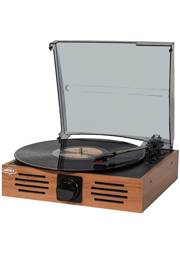 Mtx-106or Nostaljik Retro Pikap Plak Çalar (BLUETOOTH AUX HOPARLÖRLÜ 3 DEVİR) I?ğne Dahil - 5