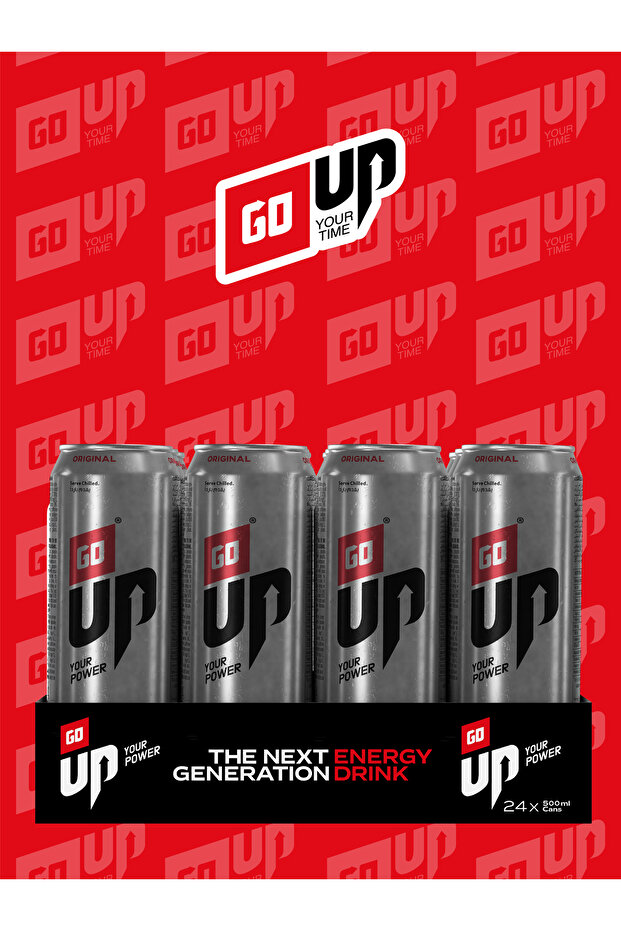 24'lü Go Up 500 ml Orjinal Enerji İçeceği - 1