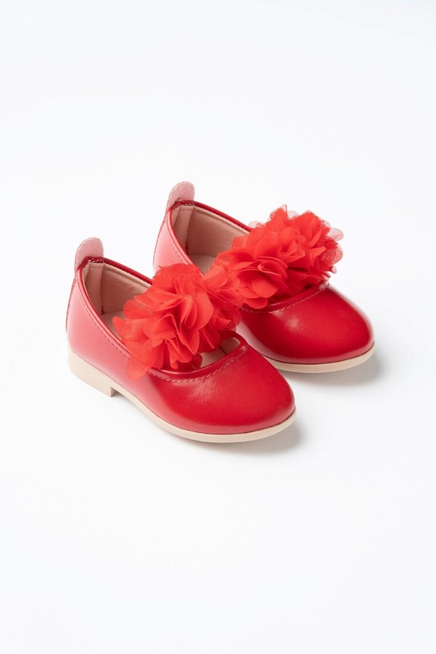 Adria Flower Detailed Girls' Shoes