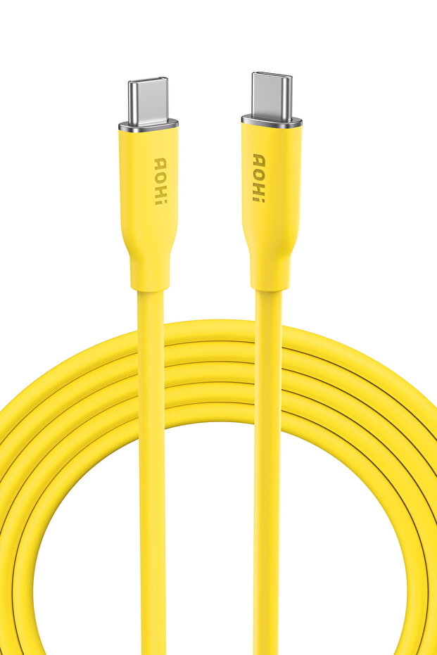 Silky Type-c To Type-c 1m 140w Pd 3.1 480mbps Süper Hızlı Şarj Ve Data Kablosu - 1