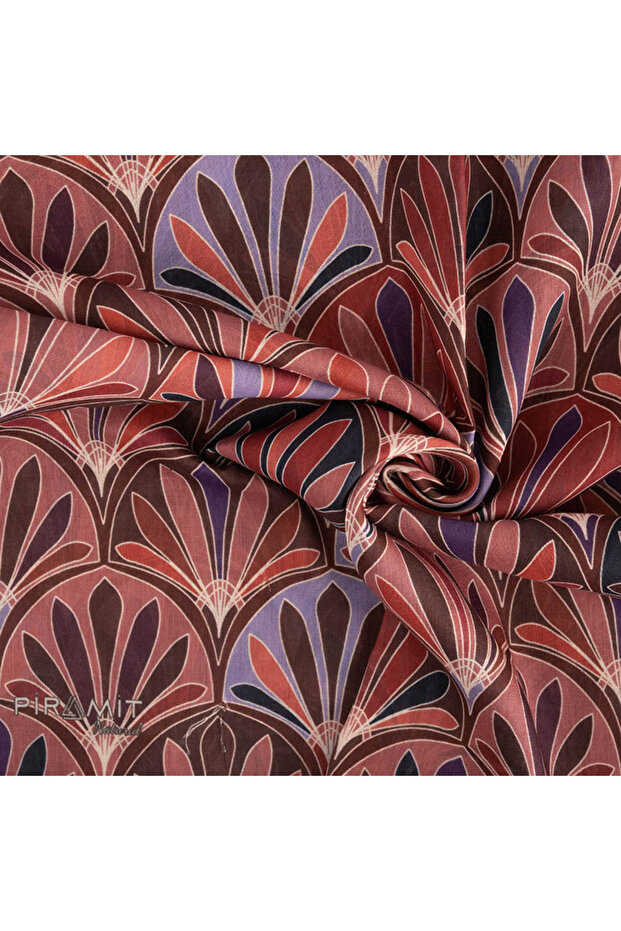 Natural Patterned Scarf - 2