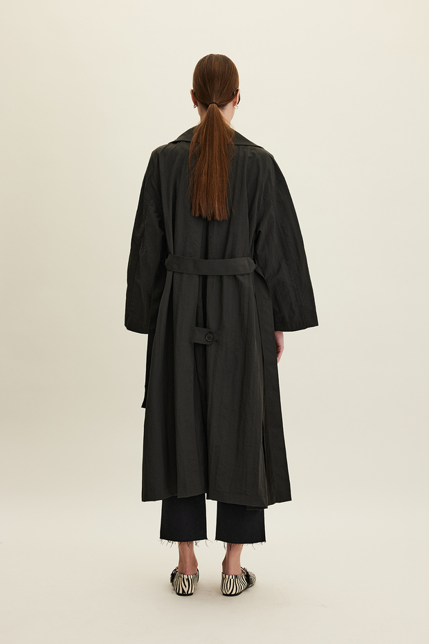 JUDE OVERSIZE TRENÇKOT ANTRASİT - 7