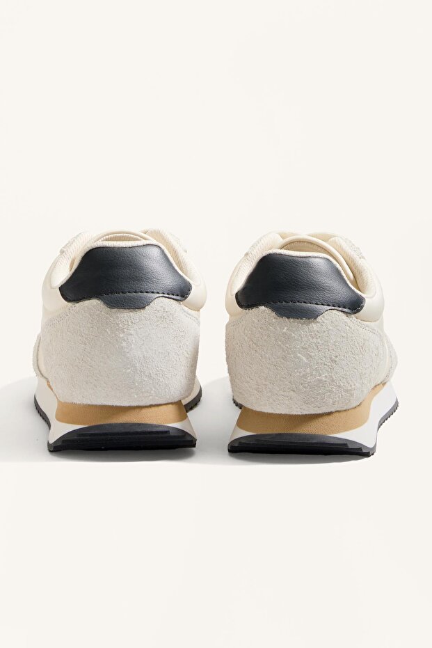 Kontrast tabanlı naylon spor ayakkabı - 6