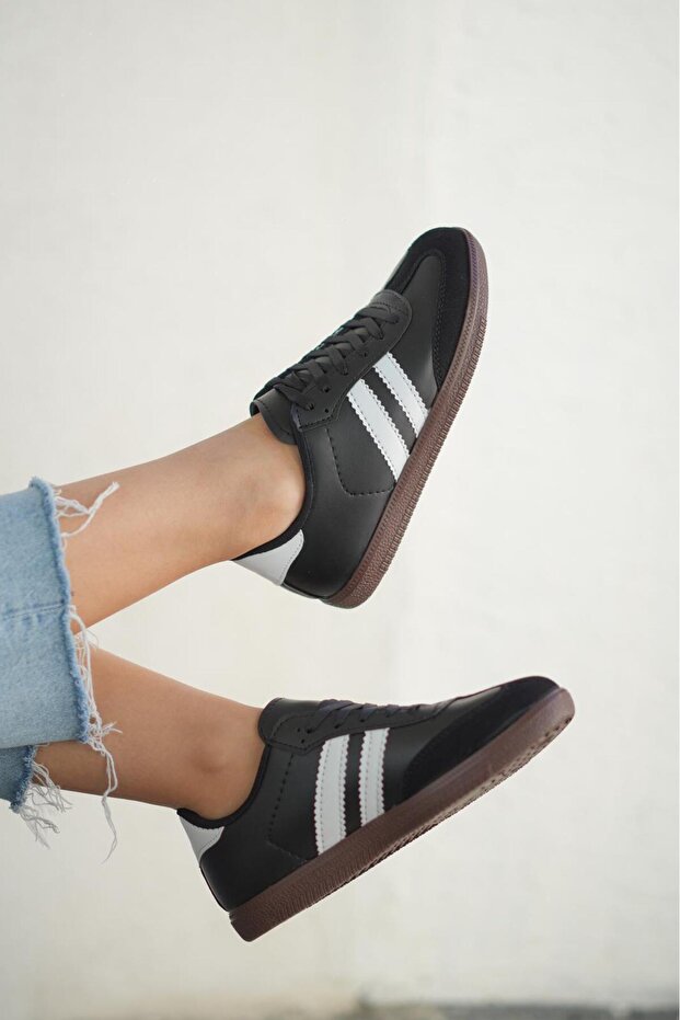 Kadın Siyah Günlük Sneaker - 4