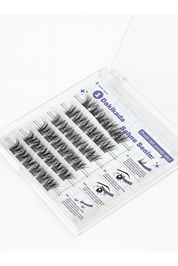 KP1450 - Takma Kirpik Yasemin Teli Siyah - 5