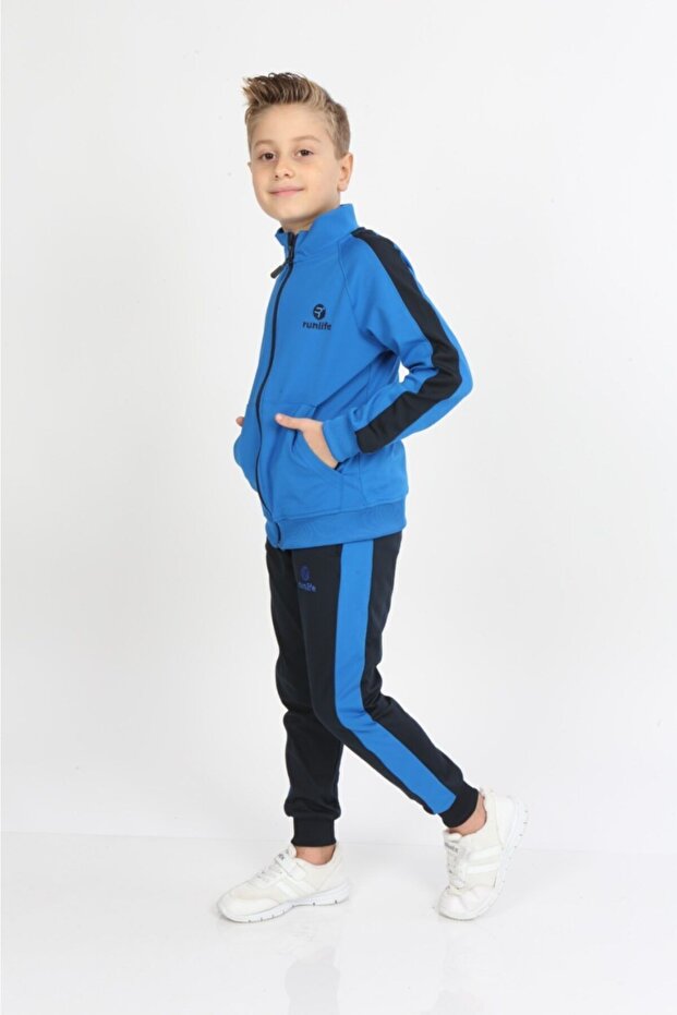 Çocuk Eşofman Takımı Dalgiç Kumaş Şardonlu - 2