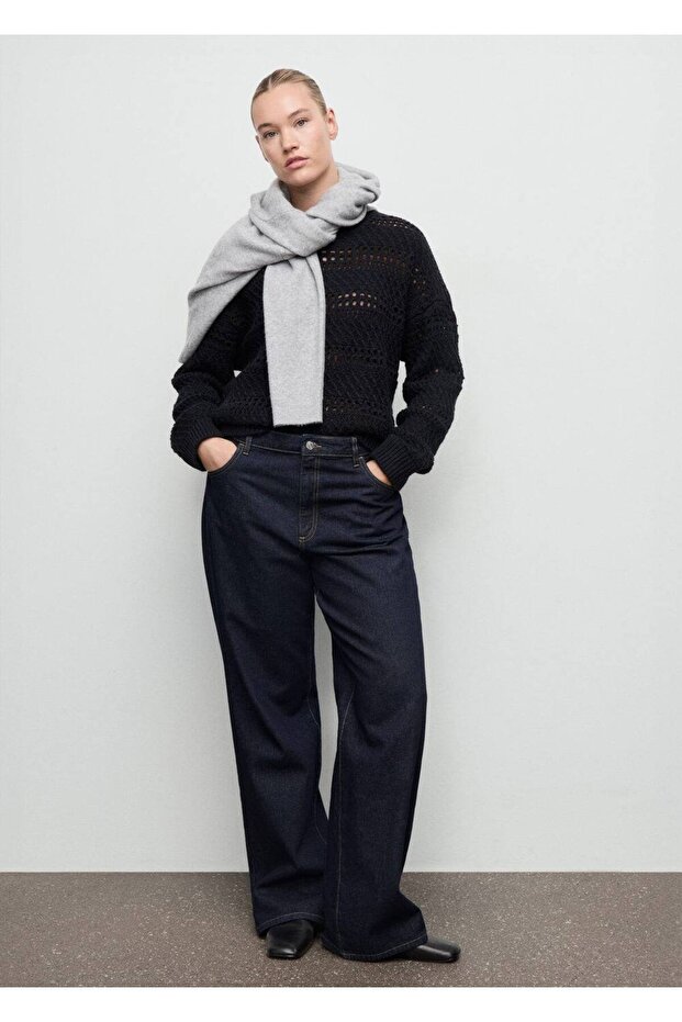 Ajur örgü kazak - 8