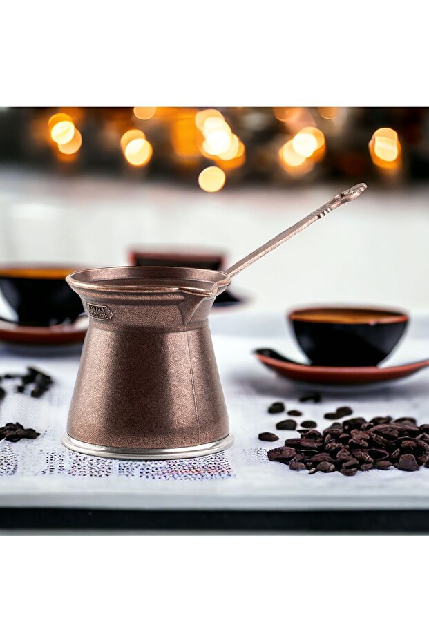 Arden Cast Iron Coffee Pot Large Size for 4 People - Compatible with Induction Cookers 170 ml