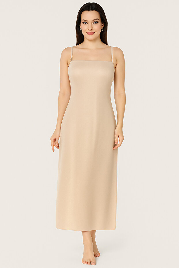 İnce Askılı Kombinezon - 1