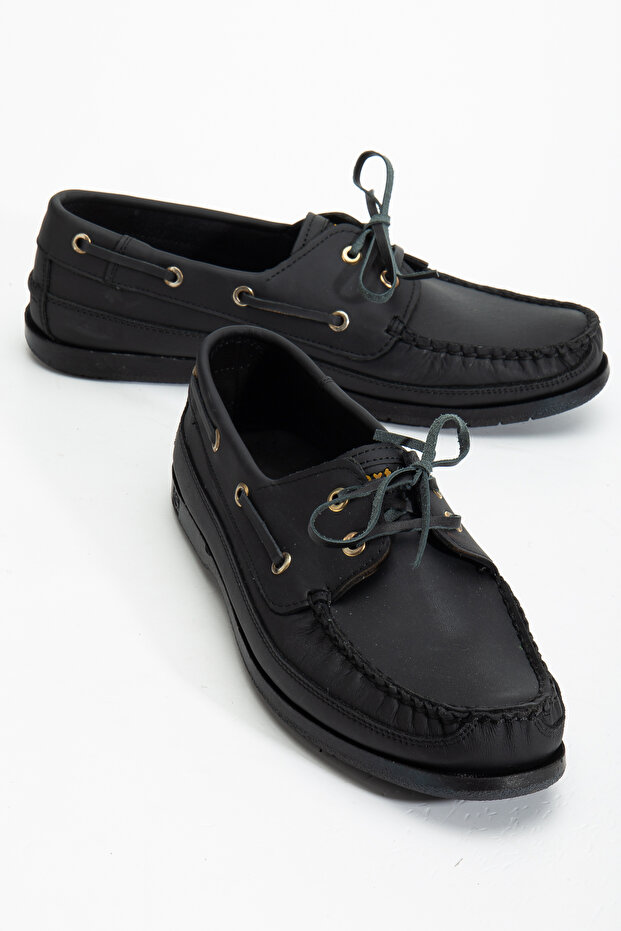 DX220 Hakiki Deri Erkek Ayakkabı, Kokulu Taban - 3