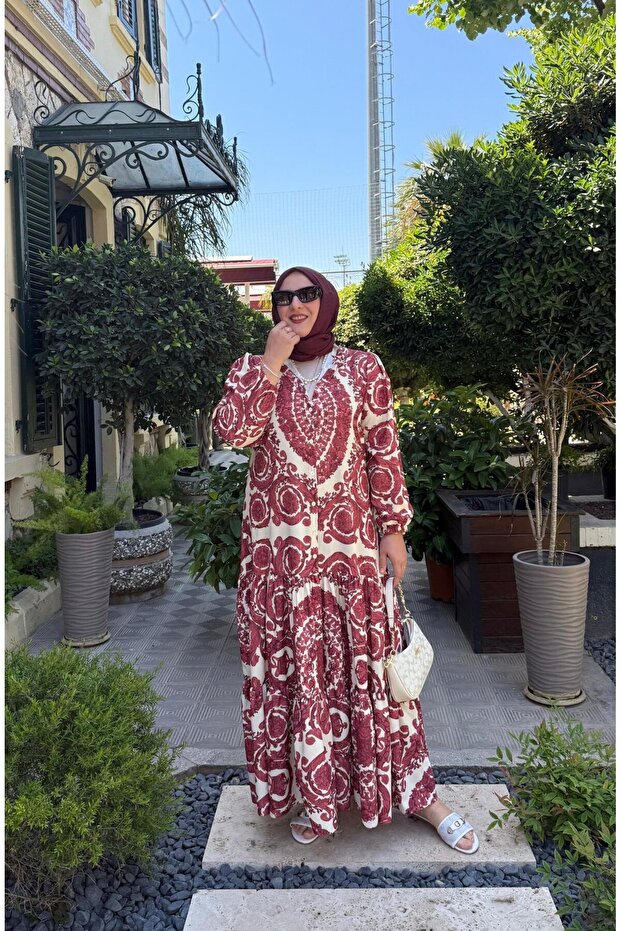 Tesettür Elbise | Leyal | EMS - 1