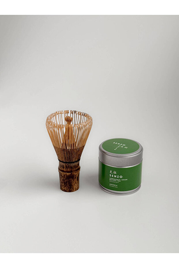 Matcha & Dark Bambu Whisk Seti - 1