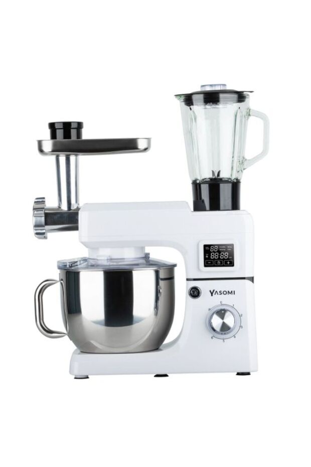 Sm 1511bml Led Ekranlı Kıyma Çekme Aparatlı Blender Stand Mikser Mutfak Şefi - 4