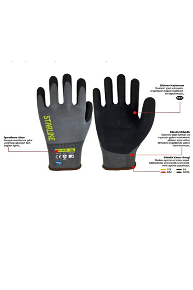 STL-1013 Köpük Nitril Eldiven - 2