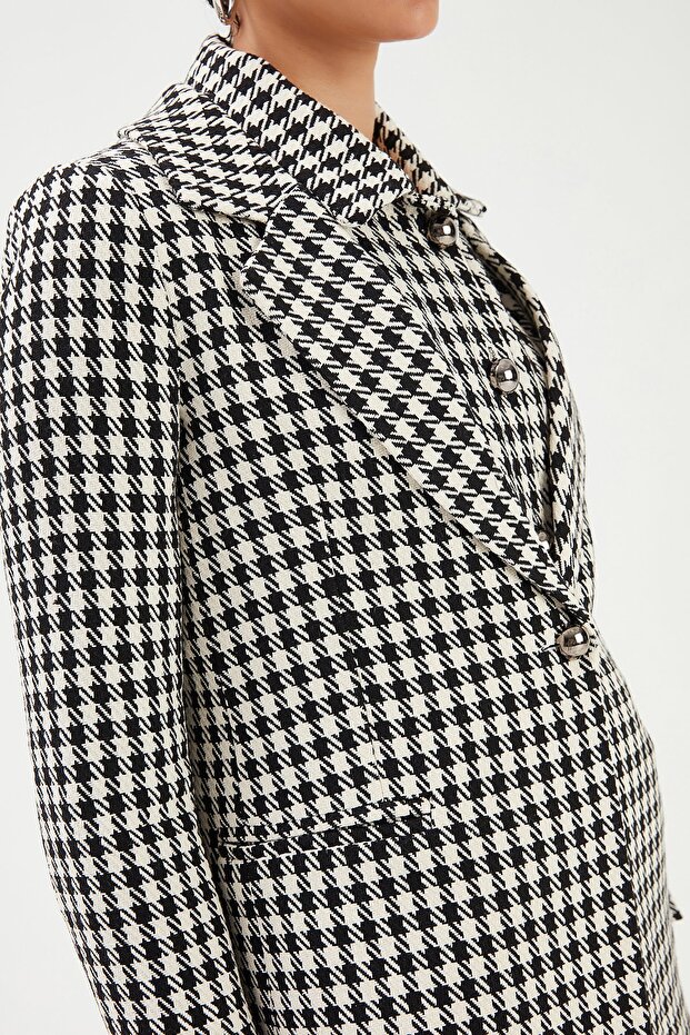 سترة بنمط هاوندزتوث - أسود - 5