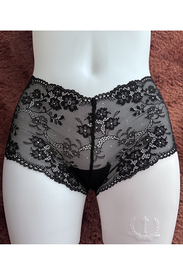 2'li Dantelli Kadın Boxer