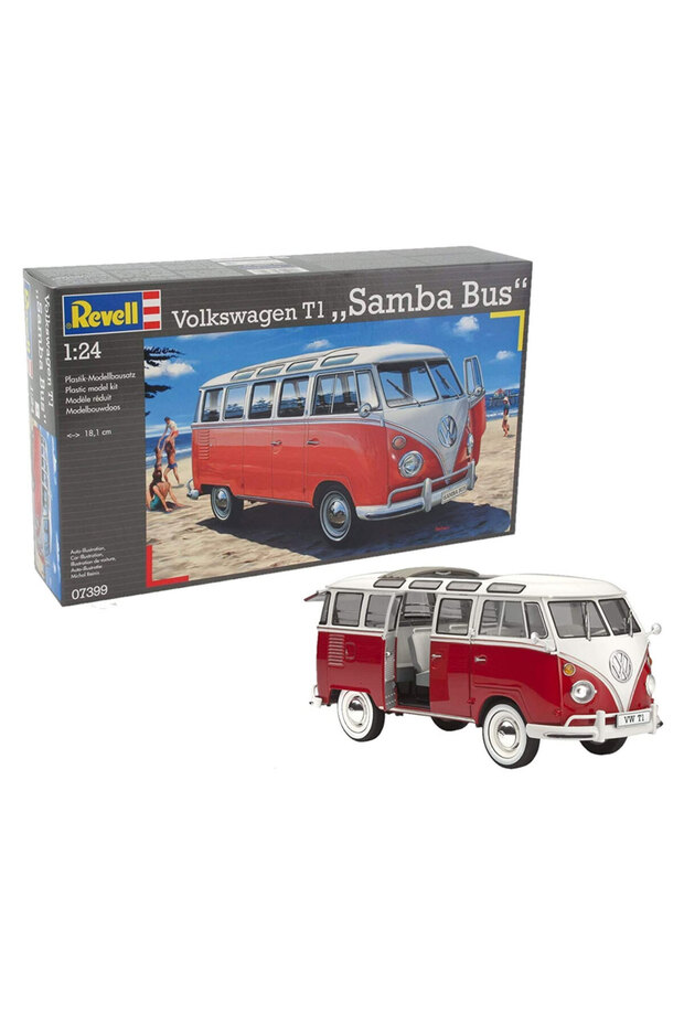 Maket Seti 1:24 Volkswagen T1 Samba Bus 7399 - 1