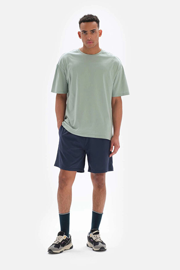 Lacivert Active Erkek Basıc Taytlı Şort - 7