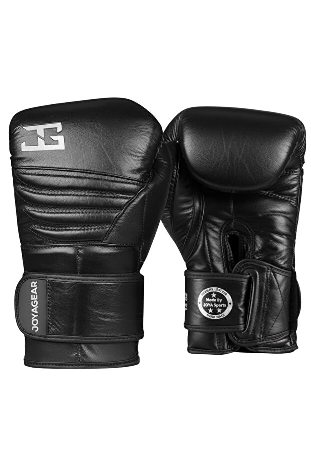 Kick Boks Eldiveni Siyah Gerçek Deri - 1