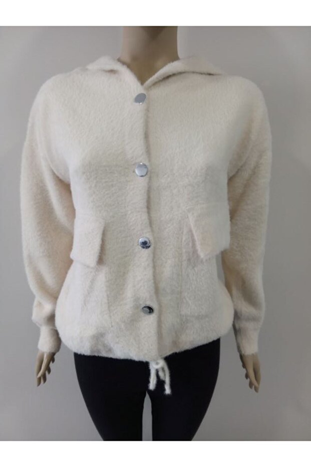 Kadın Kapüşonlu Ceket - 3