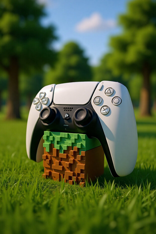 Minecraft Temalı PS5 DualSense Standı - 3