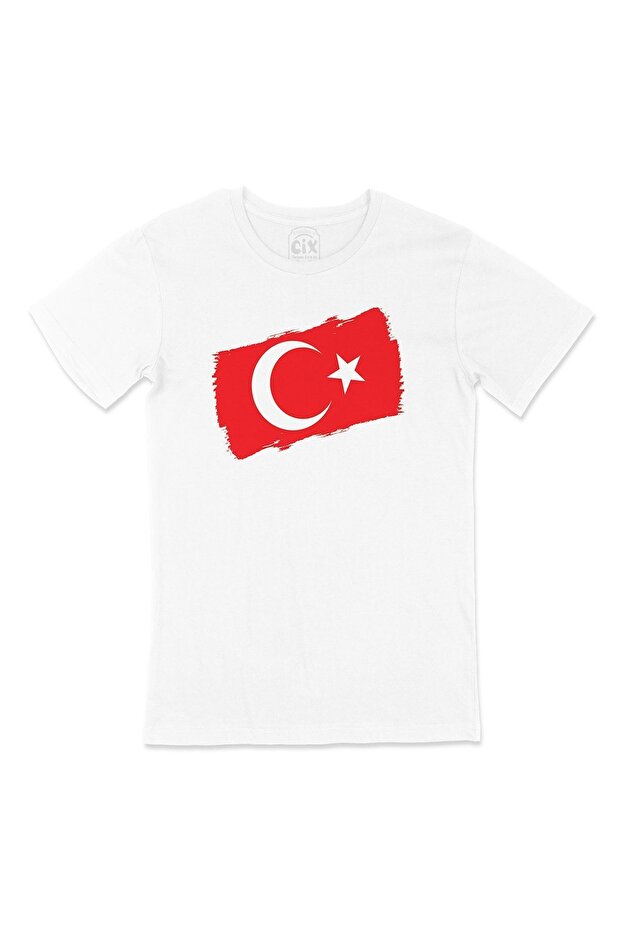 Unisex Rectangular Turkish Flag T-Shirt