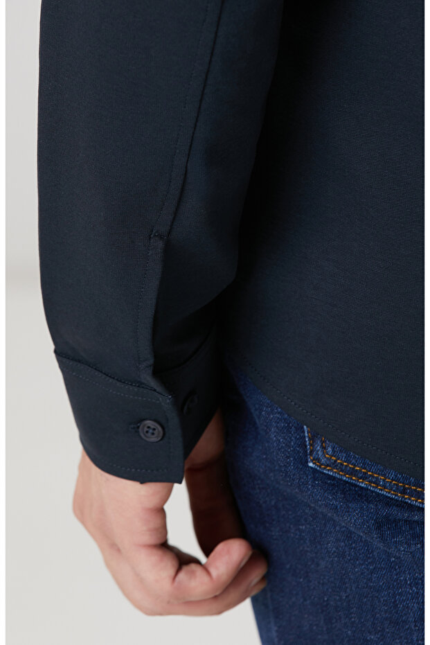 Lacivert Gömlek - 7