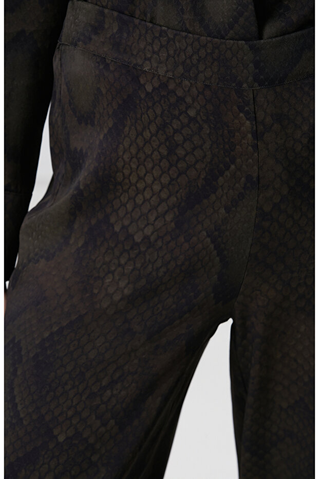 Haki Desenli Pantolon - 5