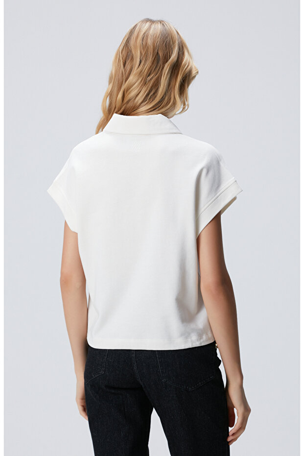 Kırıkbeyaz Sweatshirt - 5