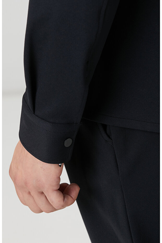 Siyah Dış Gömlek - 7