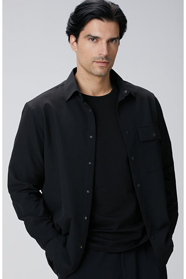 N-Tech Siyah Gömlek - 2