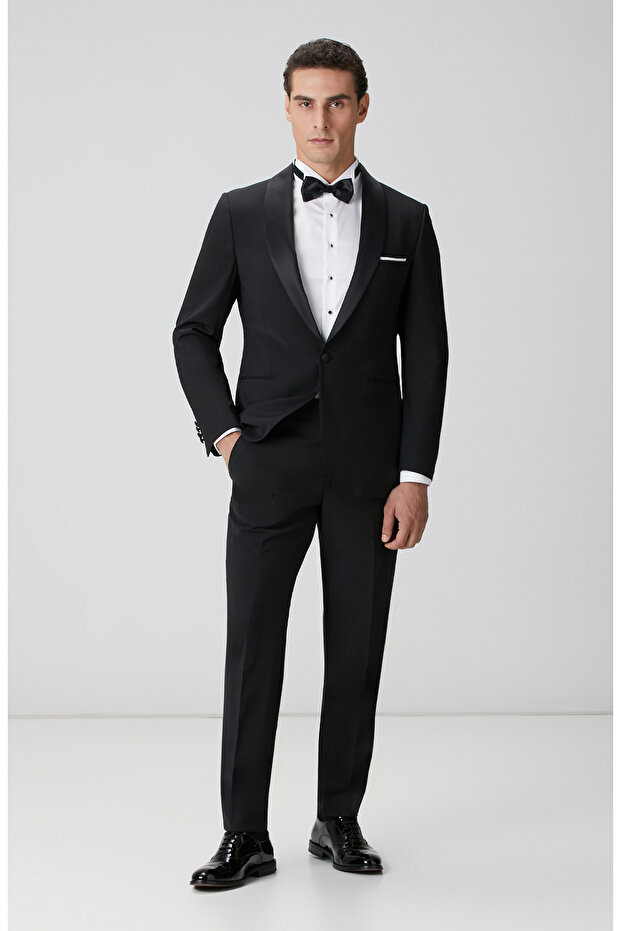 Beyaz Smokin Gömlek - 4