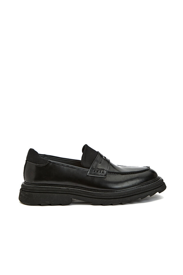 Siyah Erkek Deri Loafer - 2